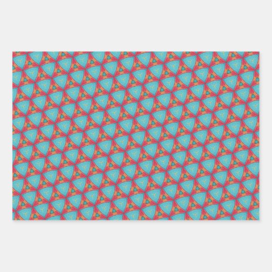 KaleidoDreams Een betoverende plons van kleur Set Inpakpapier Vel (Voorkant 3)