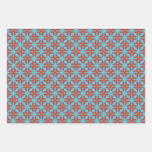 KaleidoDreams Een betoverende plons van kleur Set Inpakpapier Vel (Voorkant)