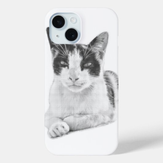Kaleidoscat Cartoon Halftone Case-Mate iPhone Case (Achterkant)