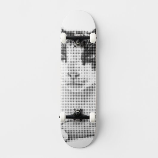 Kaleidoscat Cartoon Halftone Persoonlijk Skateboard (Voorkant)