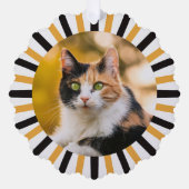Kaleidoscat Kerstmis Ornament Kaart (Voorkant)