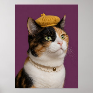 Kaleidoscat Muur Kunst — Preutse Bibliothecaresse Poster