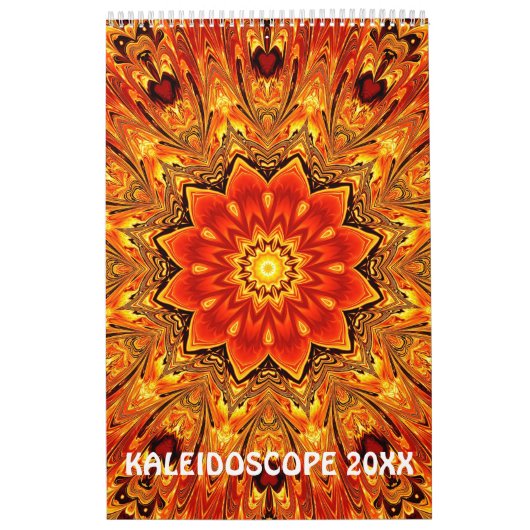 Kaleidoscoop 12 maanden kalender (Hoes)