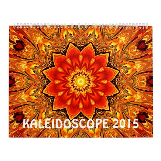 Kaleidoscoop 12 maanden muur kalender (Hoes)