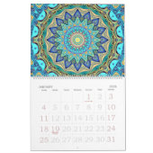 Kaleidoscoop 12 maanden muur kalender (Jan 2026)