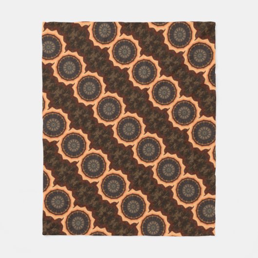 Kaleidoscoop 1 fleece deken (Voorkant)