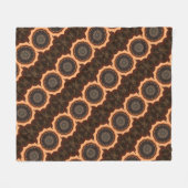 Kaleidoscoop 1 fleece deken (Voorkant (Horizontaal))