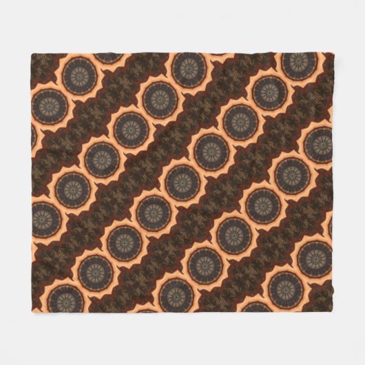 Kaleidoscoop 1 fleece deken (Voorkant (Horizontaal))