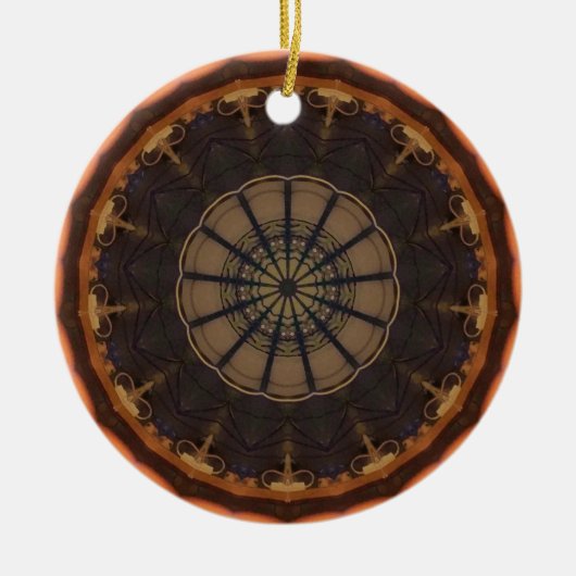 Kaleidoscoop 1 keramisch ornament (Voorkant)