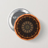 Kaleidoscoop 1 ronde button 5,7 cm (Voorkant /achterkant)