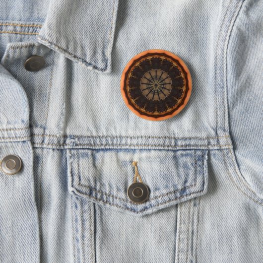 Kaleidoscoop 1 ronde button 5,7 cm (In situ)