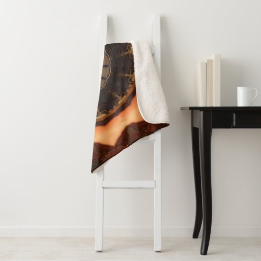 Kaleidoscoop 1 sherpa deken (In situ)