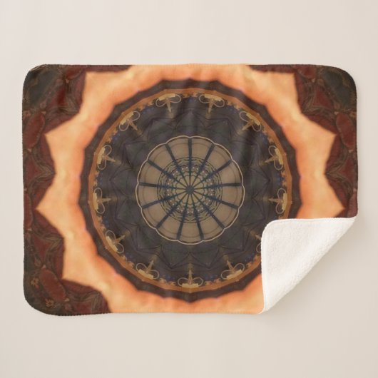 Kaleidoscoop 1 sherpa deken (Voorkant (horizontaal))