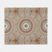 Kaleidoscoop 6 fleece deken (Voorkant (Horizontaal))