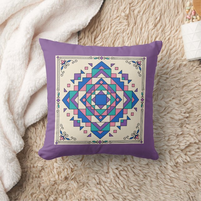 Kaleidoscoop Abstract Patroon Kussen (Deken)