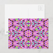 Kaleidoscoop achtergrond briefkaart (Voorkant / Achterkant)