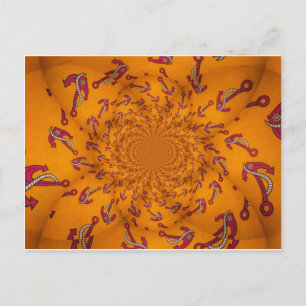 Kaleidoscoop Anker Art Print Briefkaart