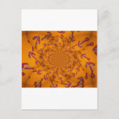Kaleidoscoop Anker Art Print Briefkaart (Voorkant)