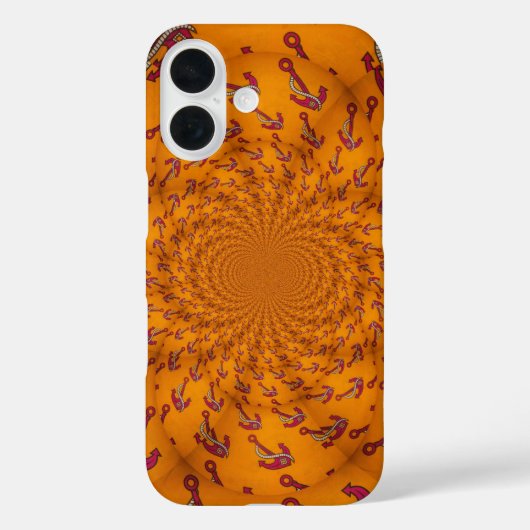 Kaleidoscoop Anker Art Print Case-Mate iPhone Case (Achterkant)