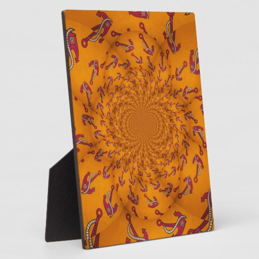 Kaleidoscoop Anker Art Print Fotoplaat (Zijkant)