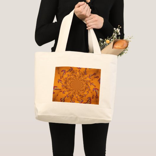 Kaleidoscoop Anker Art Print Grote Tote Bag (Voorkant (product))