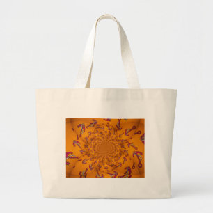 Kaleidoscoop Anker Art Print Grote Tote Bag