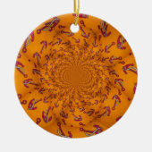 Kaleidoscoop Anker Art Print Keramisch Ornament (Voorkant)