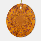 Kaleidoscoop Anker Art Print Keramisch Ornament (Links)
