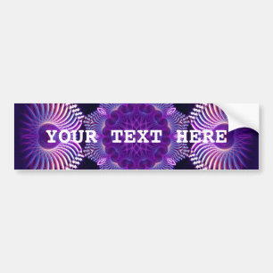 Kaleidoscoop Apophysis Flower I Bumpersticker