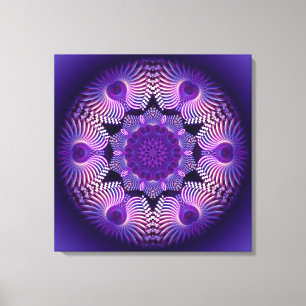 Kaleidoscoop Apophysis Flower I Canvas Afdruk