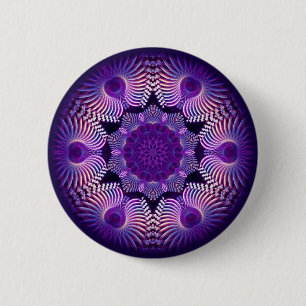 Kaleidoscoop Apophysis Flower I Ronde Button 5,7 Cm