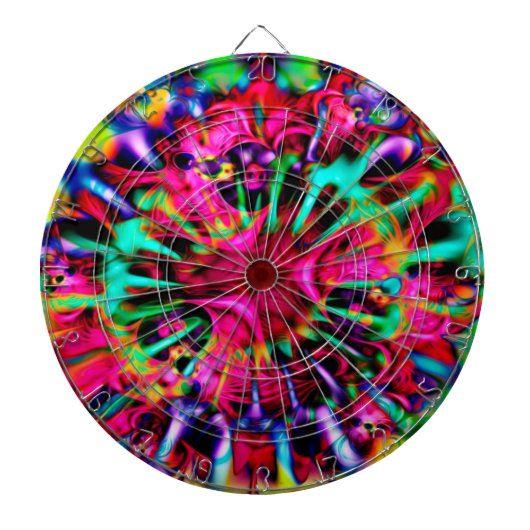 Kaleidoscoop Apophysis Fractal Art - I Dartbord (Voorkant)