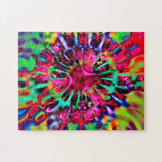 Kaleidoscoop Apophysis Fractal Art - I Legpuzzel (Horizontaal)