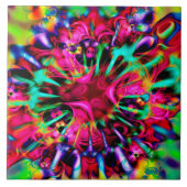 Kaleidoscoop Apophysis Fractal Art - I Tegeltje (Voorkant)