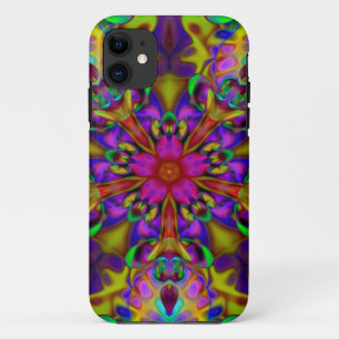Kaleidoscoop Apophysis Fractal Art. II iPhone 11 Hoesje