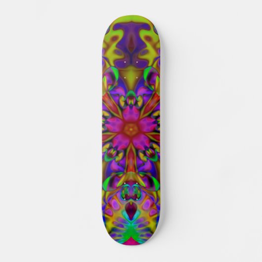Kaleidoscoop Apophysis Fractal Art. II Skateboard (Voorkant)
