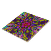 Kaleidoscoop Apophysis Fractal Art. II Tegeltje (Zijkant)