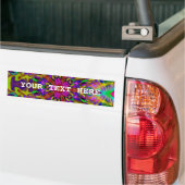 Kaleidoscoop Apophysis Fractal Art. II + text Bumpersticker (Op Truck)