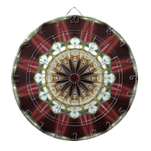 Kaleidoscoop Art 11 Dart Board Dartbord (Voorkant)