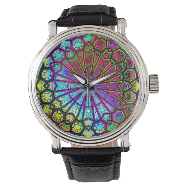 Kaleidoscoop art. 14 Horloge en Numerieke opties (Voorkant)