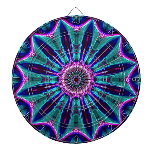 Kaleidoscoop Art. 1 Dart Board Dartbord (Voorkant)