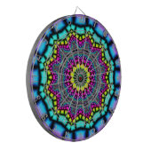 Kaleidoscoop Art 4 Dart Board Dartbord (Voorkant Links)
