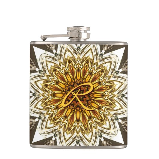 Kaleidoscoop Art. 7 Kreukkolf Heupfles (Voorkant)