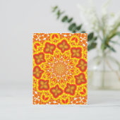 Kaleidoscoop Art Briefkaart (Staand voorkant)