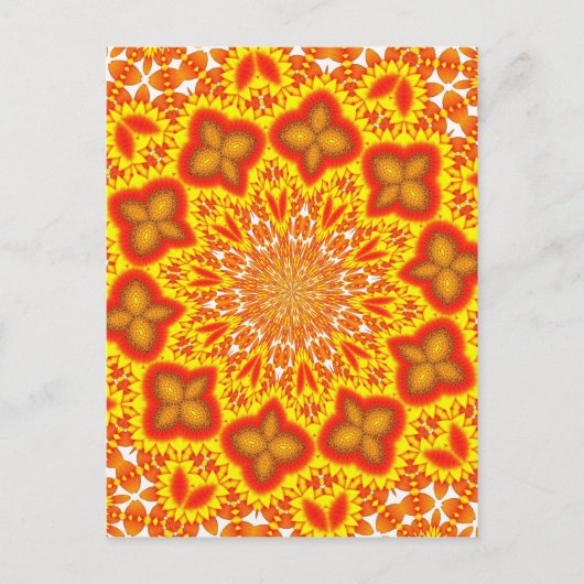 Kaleidoscoop Art Briefkaart (Voorkant)