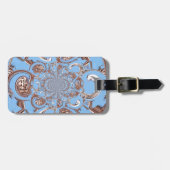  Kaleidoscoop Art Print Bagagelabel (Voorkant horizontaal)