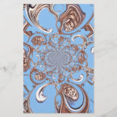  Kaleidoscoop Art Print Briefpapier (Voorkant)