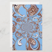  Kaleidoscoop Art Print Briefpapier (Voorkant / Achterkant)