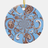 Kaleidoscoop Art Print Keramisch Ornament (Voorkant)