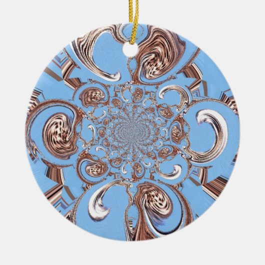  Kaleidoscoop Art Print Keramisch Ornament (Voorkant)